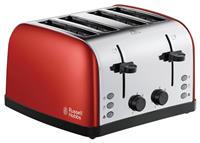 Russell Hobbs Worcester 4 Slice Red Toaster 28362