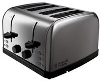 Russell Hobbs Worcester 4 Slice Brushed Toaster 18790