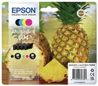 Epson 604 Pineapple 4 Ink Cartridges - Black & Colour