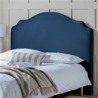 Habitat Sophia Velvet Double Headboard - Blue