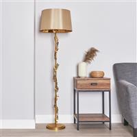 BHS Brooklyn Stem Stick Floor Lamp - Brass