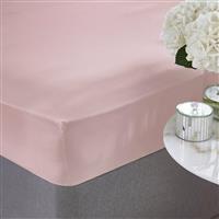 Silentnight Supersoft Plain Pink Fitted Sheet - Single