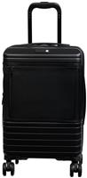 IT Hard Expandable 8 Wheel Cabin Suitcase - Black