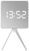 Space Hotel Droid LED Digital Alarm Clock - Silver