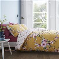 Catherine Lansfield Canterbury Ochre Bedding Set - King size