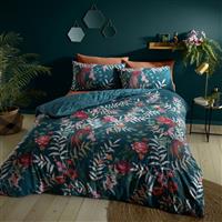 Catherine Lansfield Tropical Birds Green Bedding Set- Single