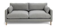 Habitat Paola Fabric 3 Seater Sofa - Grey