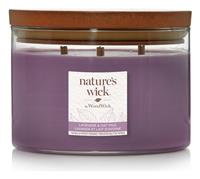 Natures Wick Large Multi Wick Candle - Lavender & Oat Milk