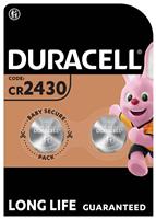 Duracell 2430 Lithium Coin Batteries 3V (CR2430) - Pack of 2