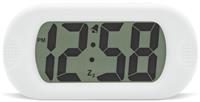 Acctim Silicone Digital LCD Alarm Clock - White