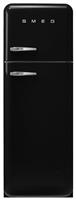 Smeg FAB30RBL5UK Retro Fridge Freezer - Black