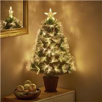 Premier Decorations 2ft Fibre Optic Small Christmas Tree