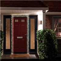 Premier Decorations 800 White LED Christmas Cluster Lights