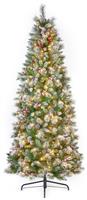 Premier Decorations 6ft Pre lit Snowy Calgary Christmas Tree