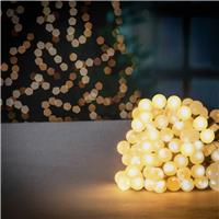Premier Decorations Warm White Christmas Pearl Berry Lights