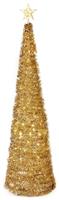 Premier Decorations 6ft Pop Up Slim Christmas Tree - Gold