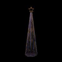 Premier Decorations 8ft Pyramid LED Christmas Tree