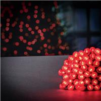 Premier Decorations 100 Red LED Christmas Pearl Berry Lights