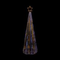 Premier Decorations 7ft Pyramid LED Christmas Tree