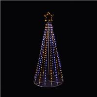 Premier Decorations 4ft Pyramid LED Christmas Tree