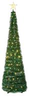 Premier Decorations 6ft Pre lit Pop Up Slim Christmas Tree