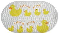 Croydex Ducks Slip Resistant Bath Mat Easy Clean Clear Vinyl Suction Bathroom