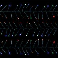 Premier Decorations 3000 Colour LED Christmas Cluster Lights