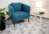 D-C-Fix Oriental Adhesive Vinyl Floor Tiles - Grey