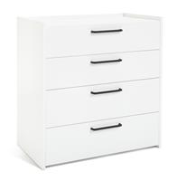 Habitat Oldham Wide 4 Drawer Chest - White