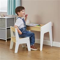 Liberty House Kids Desk And Chair - White Wood