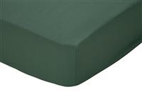 Habitat Cotton Rich 180 TC Leaf Green Fitted Sheet - Single