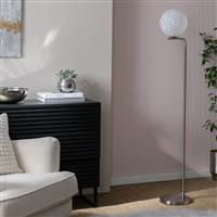 Habitat Confetti Floor Lamp - Nickel & White