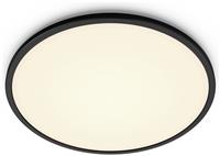 Philips Super Slim LED Flush to Ceiling Light - Black