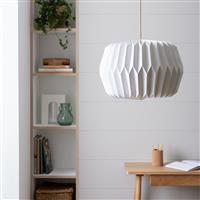 Habitat Origami White Paper Easy Fit Lampshade - 37cm