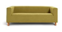 Argos Home Moda Fabric 3 Seater Sofa - Olive Green