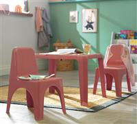 Bica Kids Set of 2 Red Plastic Chairs