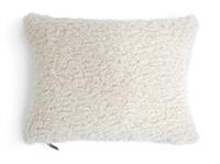 Habitat Faux Shearling Cushion - Oatmeal - 55x40cm