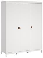 Tvilum Madrid 3 Door Wardrobe - White