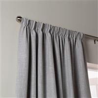 Habitat Blackout Plain Pencil Pleat Curtains - Dove Grey