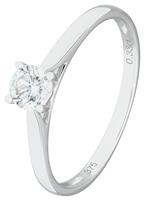 Revere 9ct White Gold 0.33ct Diamond Engagement Ring - O