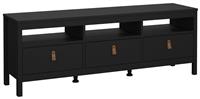 Tvilum Madrid 3 Drawer TV Unit - Black