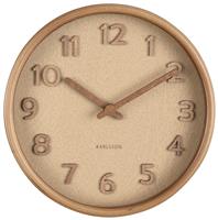 Karlsson Pure Analogue Wall Clock - Sand Brown