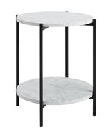 Argos Home Jules Side Table - Black & White