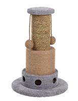 Cat Entertainment Scratcher Post-Grey