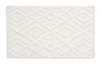 Habitat Textured Global Tufted Bath Mat - White