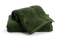 Habitat Egyptian Cotton 2 Piece Face Cloths - Forest Green