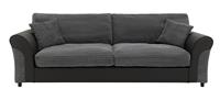 Argos Home Harry Fabric 4 Seater Sofa - Charcoal