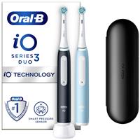 Oral-B iO3 Dual Pack Electric Toothbrush - Black/Blue