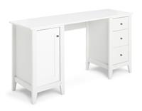 Habitat Minato 3 Drawer Office Desk - White