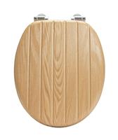 Argos Home Moulded Wood Toilet Seat - Natural